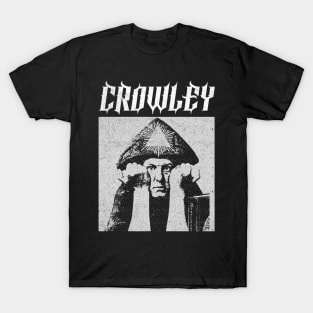 Aleister Crowley †† Occultist Vintage-Style Design T-Shirt